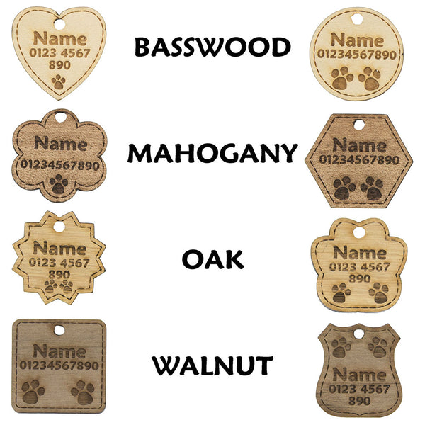 Engraved shop collar tags